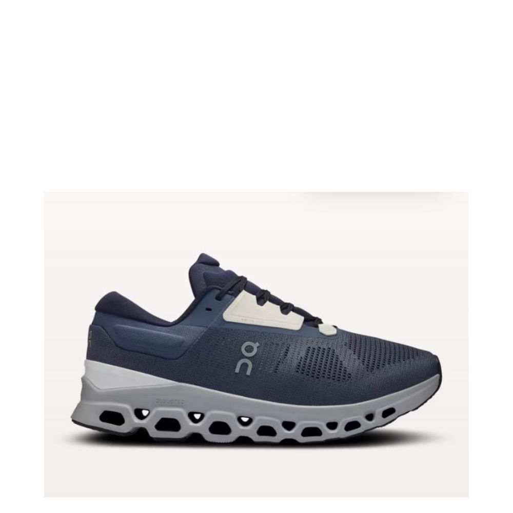 ON CLOUDSTRATUS MEN METAL/GLACIER RUNNING SHOES